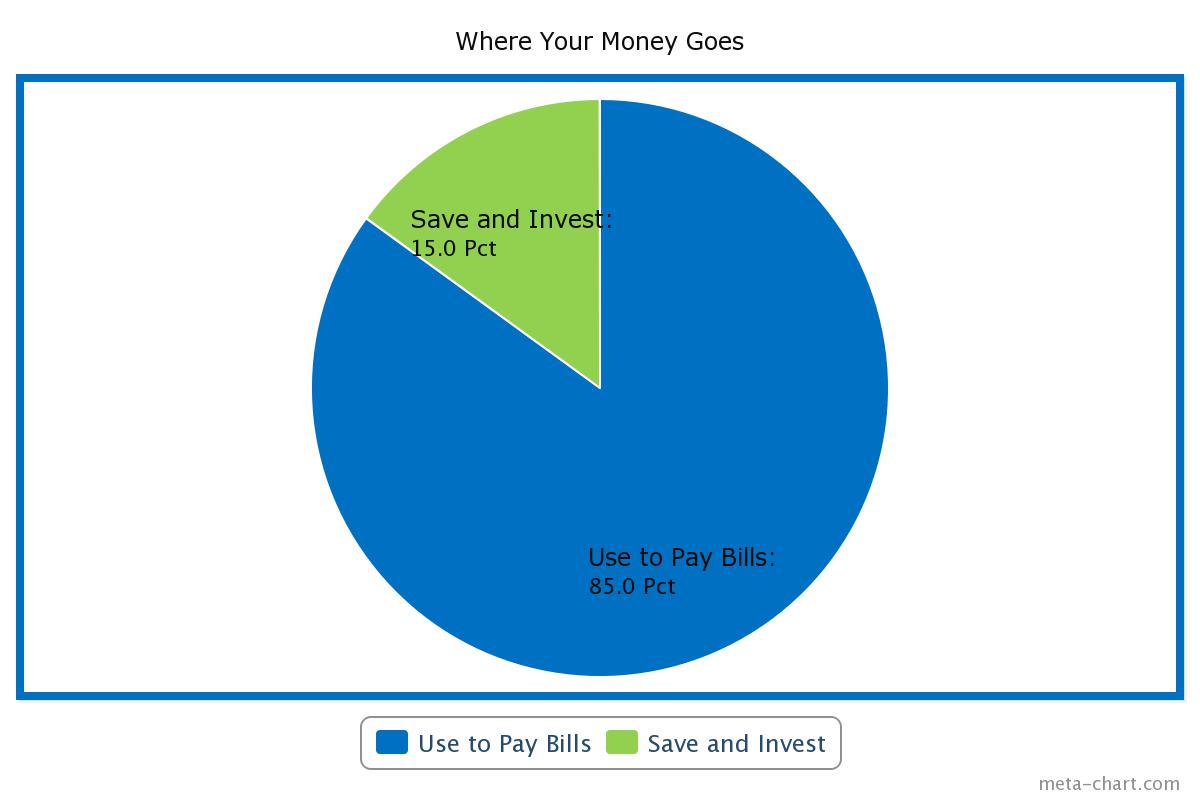money pie chart